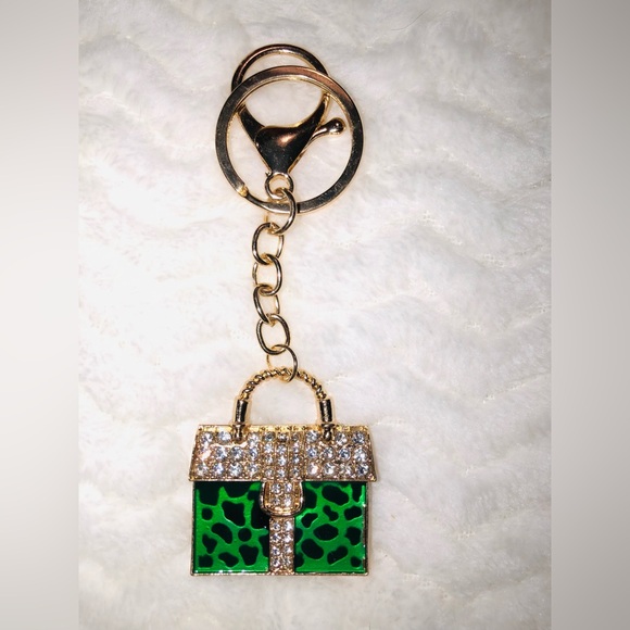 BAG CHARMS BLING CHEETAH PRINT NEW🔥 - Picture 5 of 10